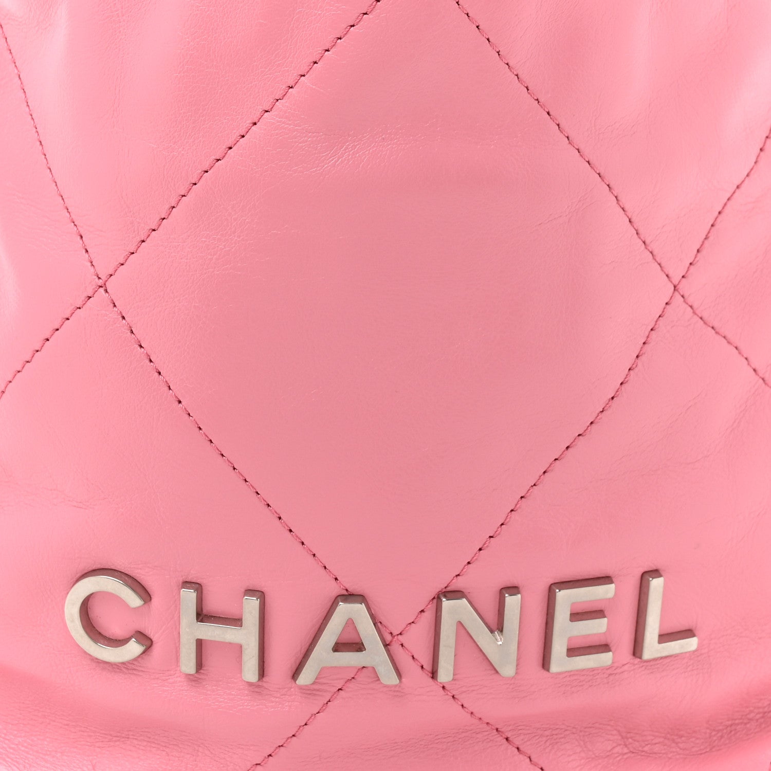 Chanel Shiny Calfskin Quilted Mini Chanel 22 Pink 8 of 10
