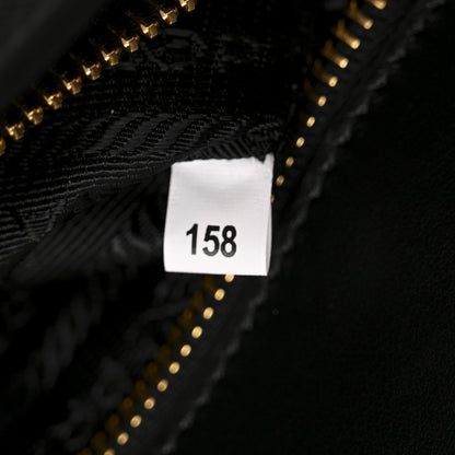 Prada Saffiano Flap Shoulder Bag Black 8 of 14