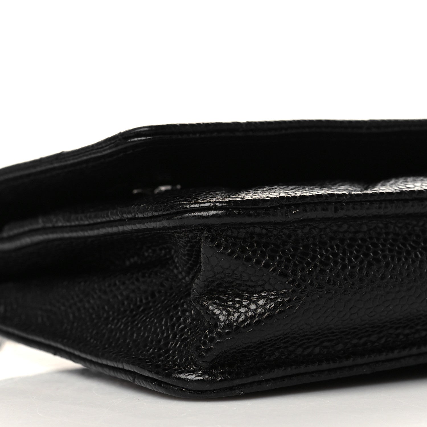 Chanel Caviar Quilted Wallet On Chain WOC Black 9 of 11