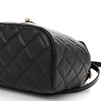 Chanel Caviar Quilted Mini Urban Spirit Backpack Black 10 of 10