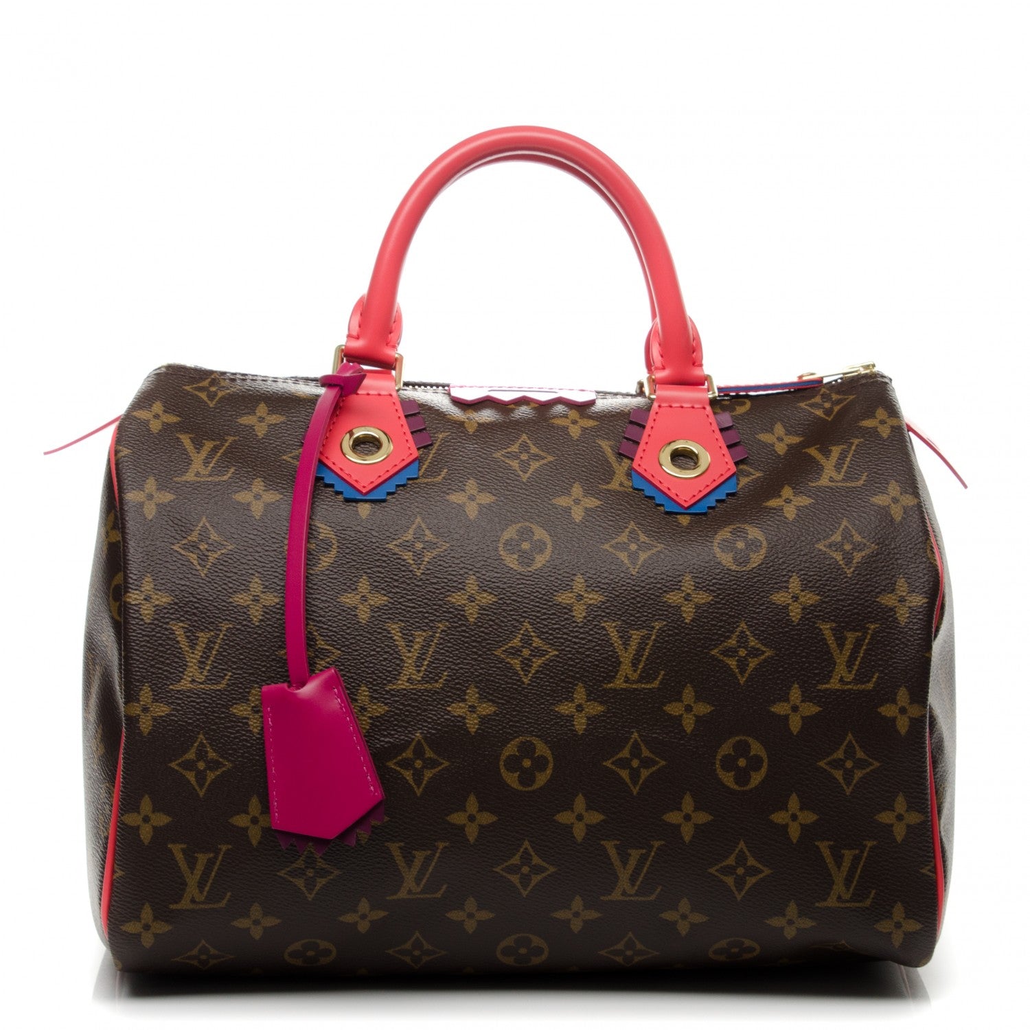 Louis Vuitton Monogram Totem Speedy 30 Flamingo 1 of 6
