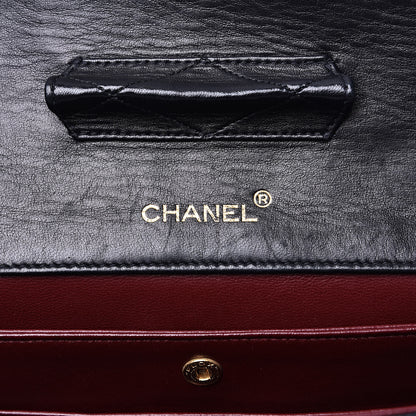 Chanel Lambskin Quilted Medium Single Flap Black 6 of 16