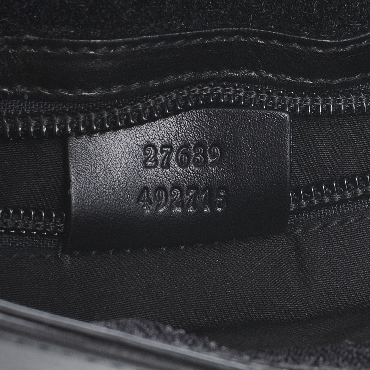 Guccissima Flat Messenger Bag Black