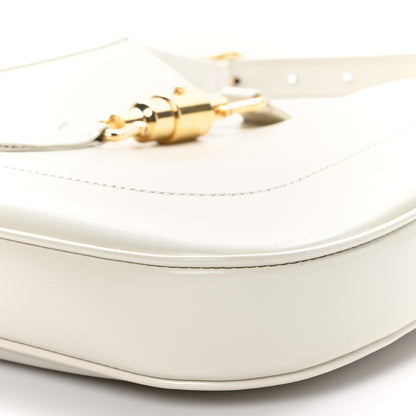 Gucci Boarded Dyana Lux Calfskin Small Jackie 1961 Hobo Mystic White 10 of 10
