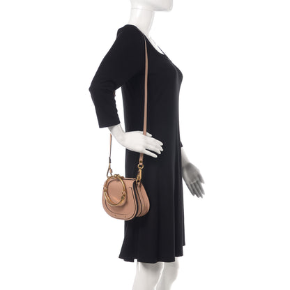 Chloe Calfskin Suede Small Nile Bracelet Bag Biscotti Beige 2 of 9