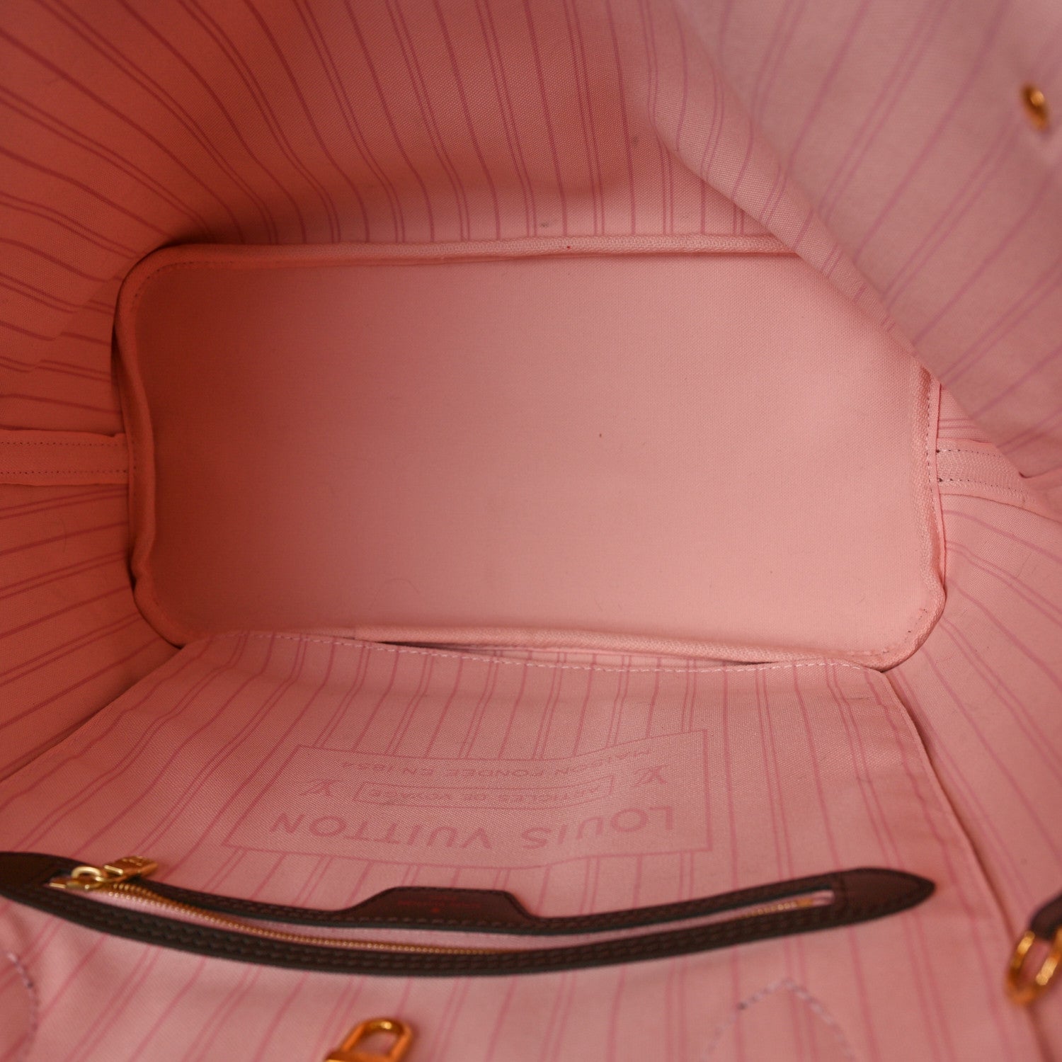 Louis Vuitton Damier Ebene Neo Neverfull MM Rose Ballerine 6 of 10
