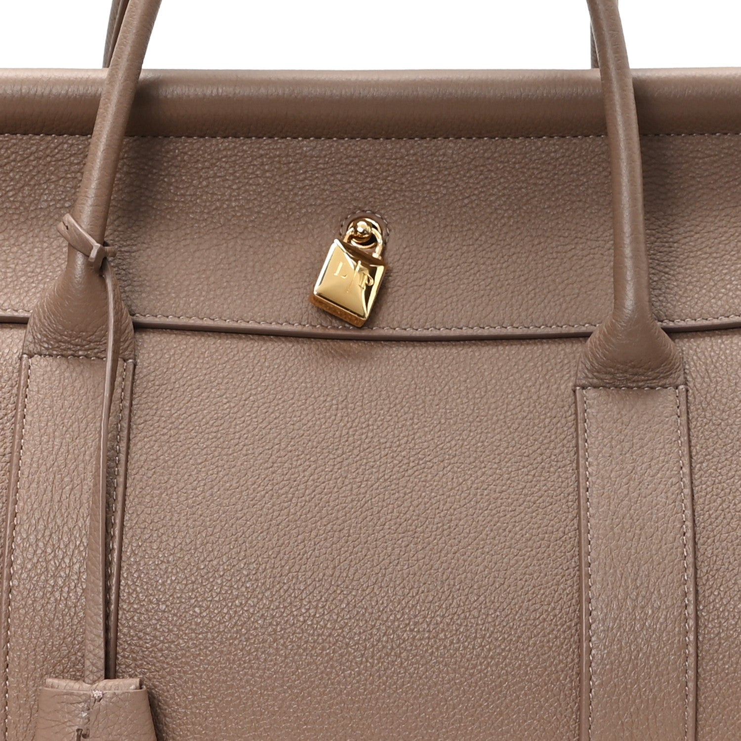 Loro Piana Grained Calfskin L32 Loom Bag Fossil 8 of 10