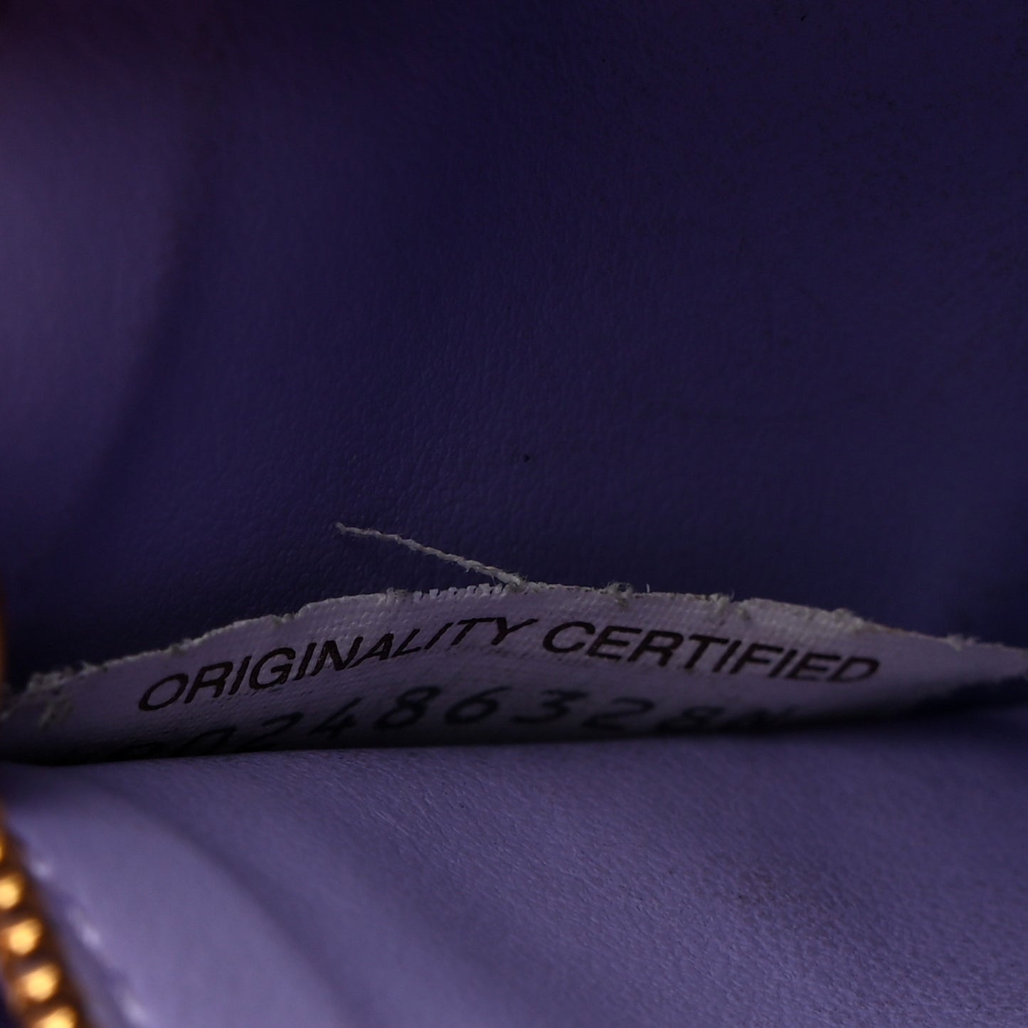 Nappa Maxi Intrecciato Flap Wallet Wisteria