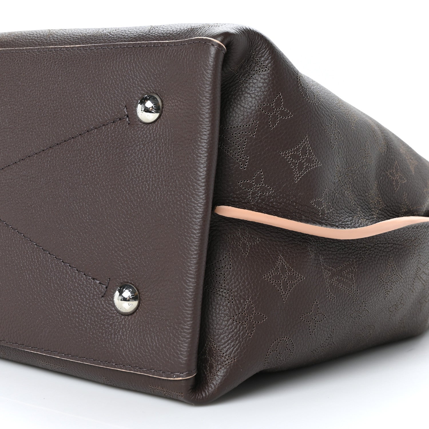 Louis Vuitton Mahina Carmel Hobo Chocolate 8 of 8