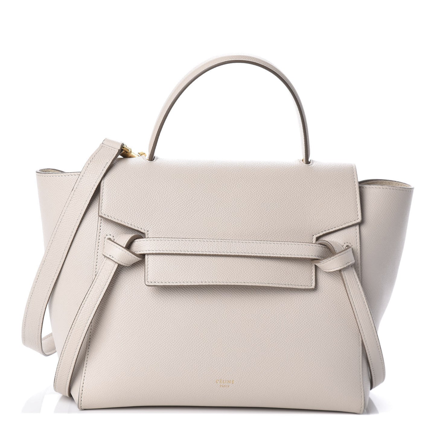 Grained Calfskin Micro Belt Bag Linen