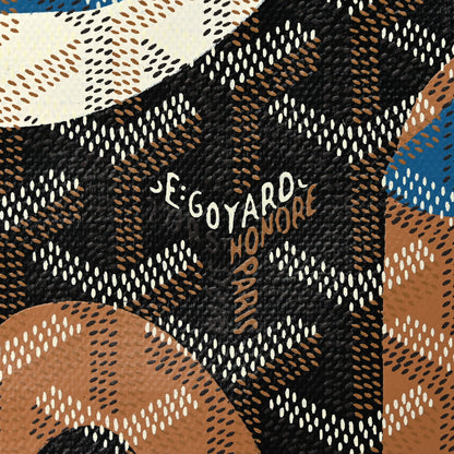 Goyard Goyardine Saint Louis Lettres Camouflage GM Black Blue 6 of 10