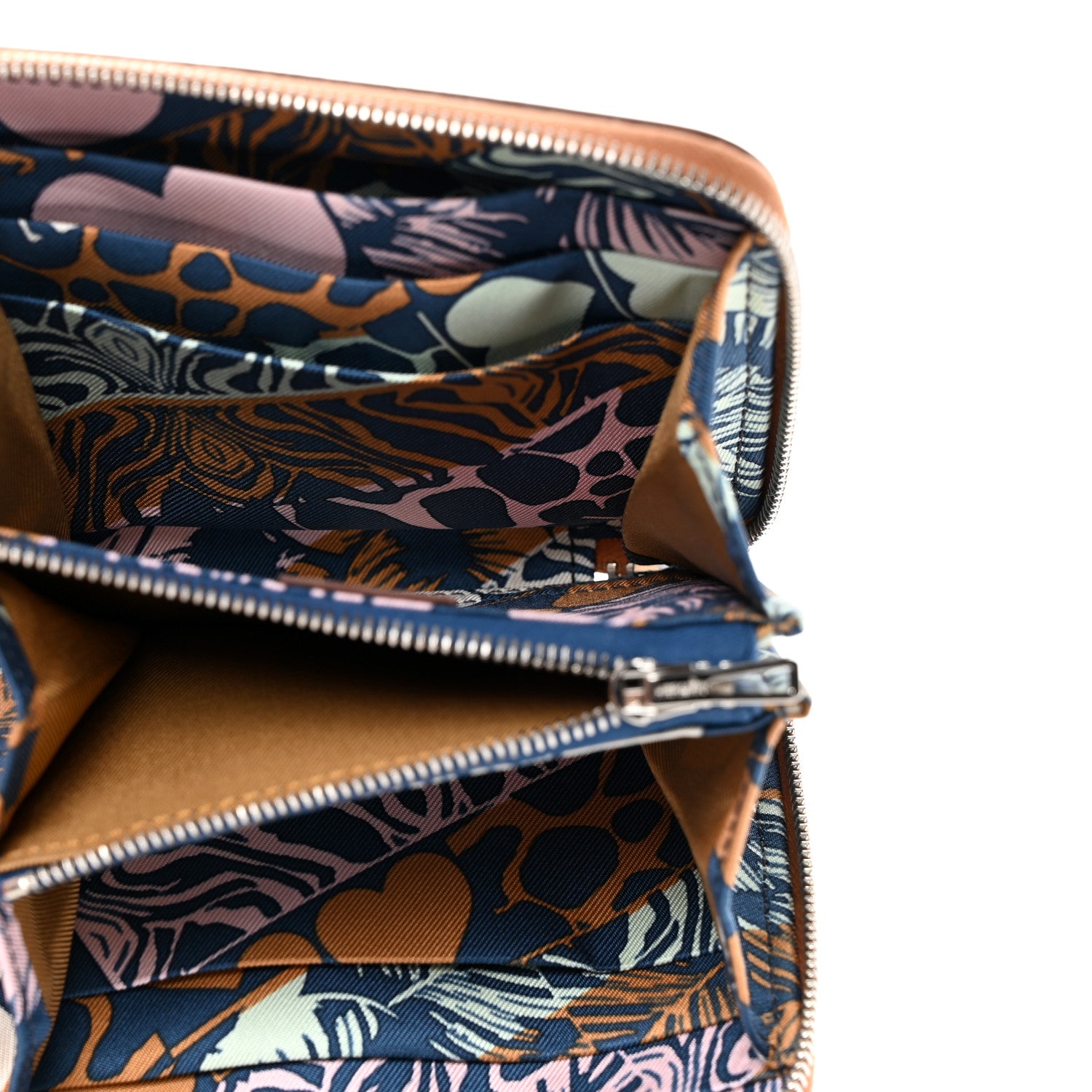 Hermes Evercolor Silk'In Compact Wallet Gold 5 of 9