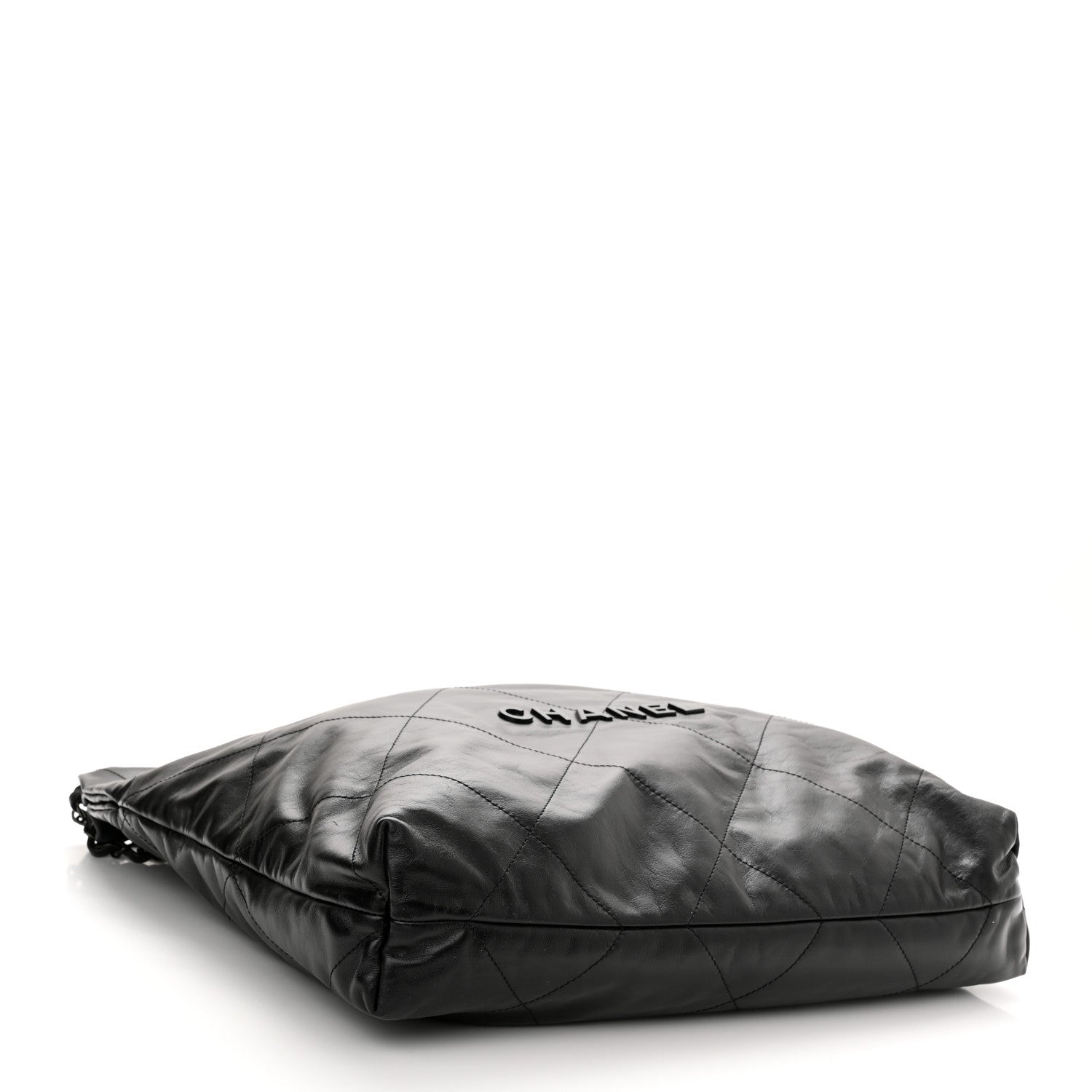 Chanel Shiny Calfskin Quilted Chanel 22 So Black 4 of 10