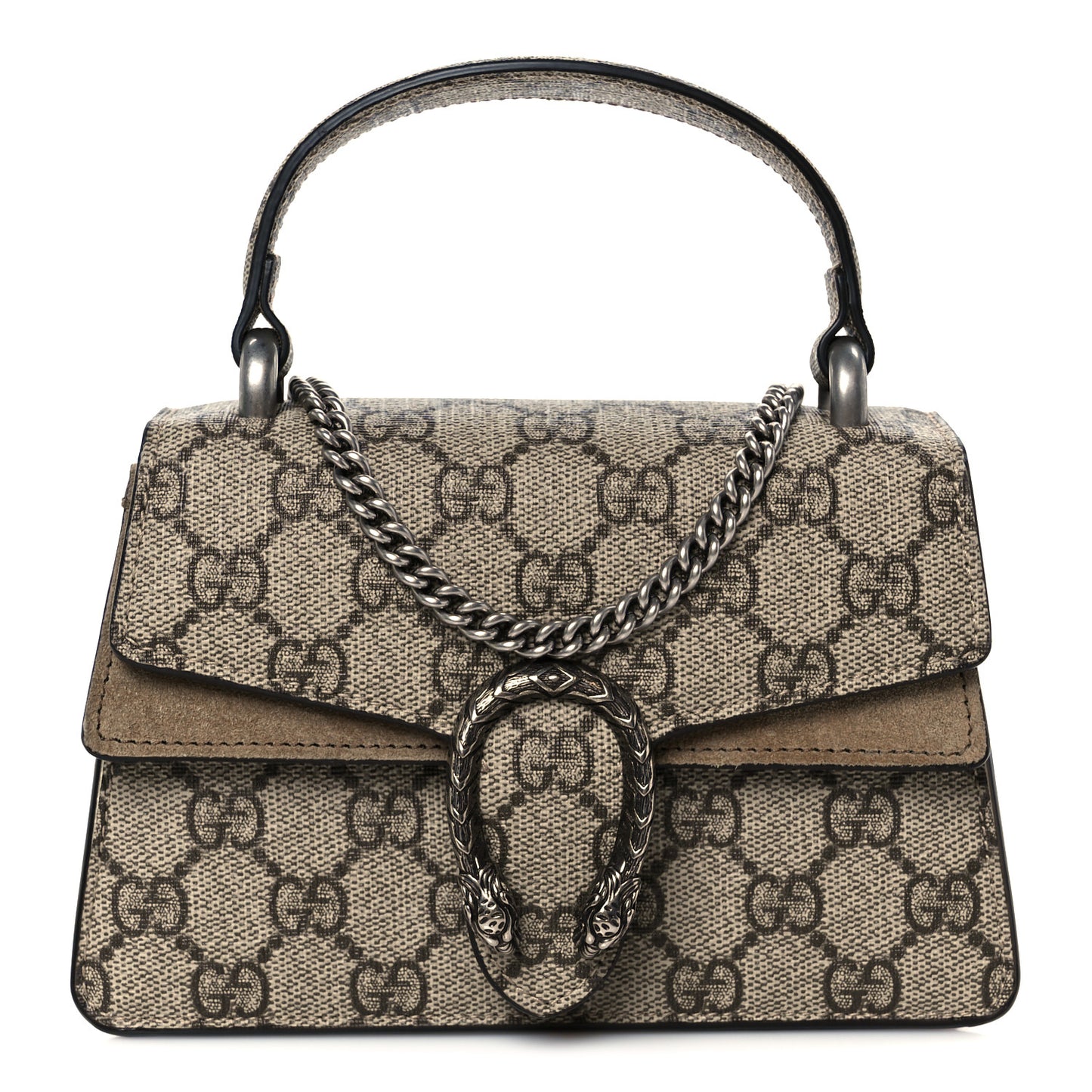 GG Supreme Monogram Mini Dionysus Top Handle Bag Taupe