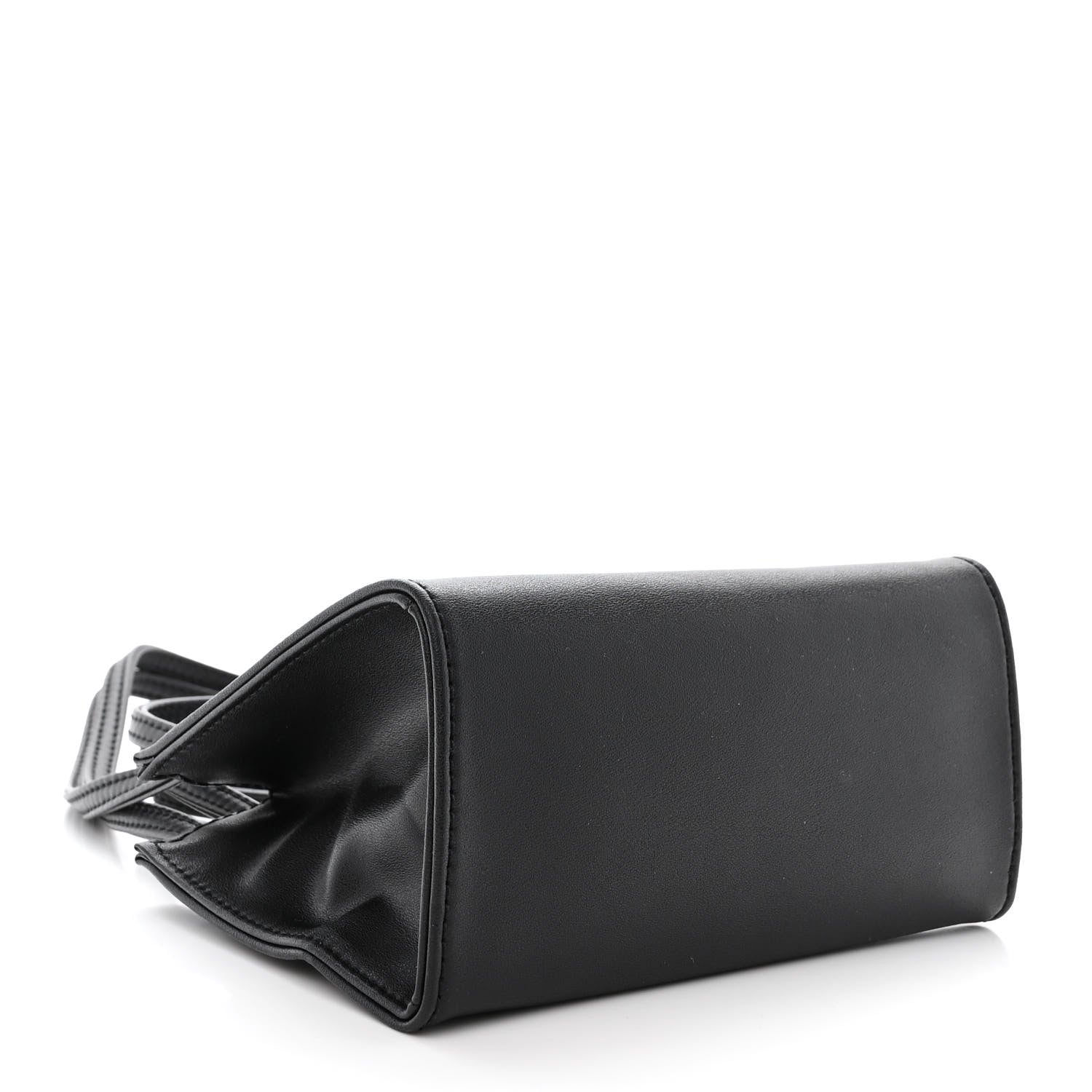 Telfar Vegan Leather Small Shopping Bag Black 4 of 11