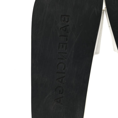 Balenciaga Nappa Logo Womens Pool Slide Sandals 41 White Black 6 of 11