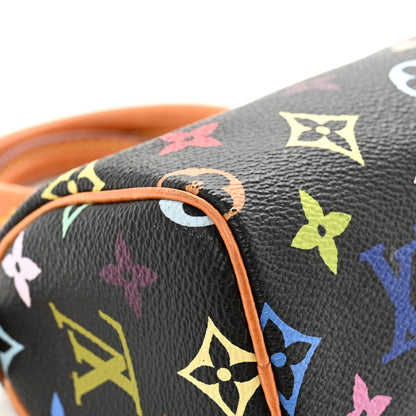 Louis Vuitton Monogram Multicolor Mini Sac HL Speedy Black 8 of 10