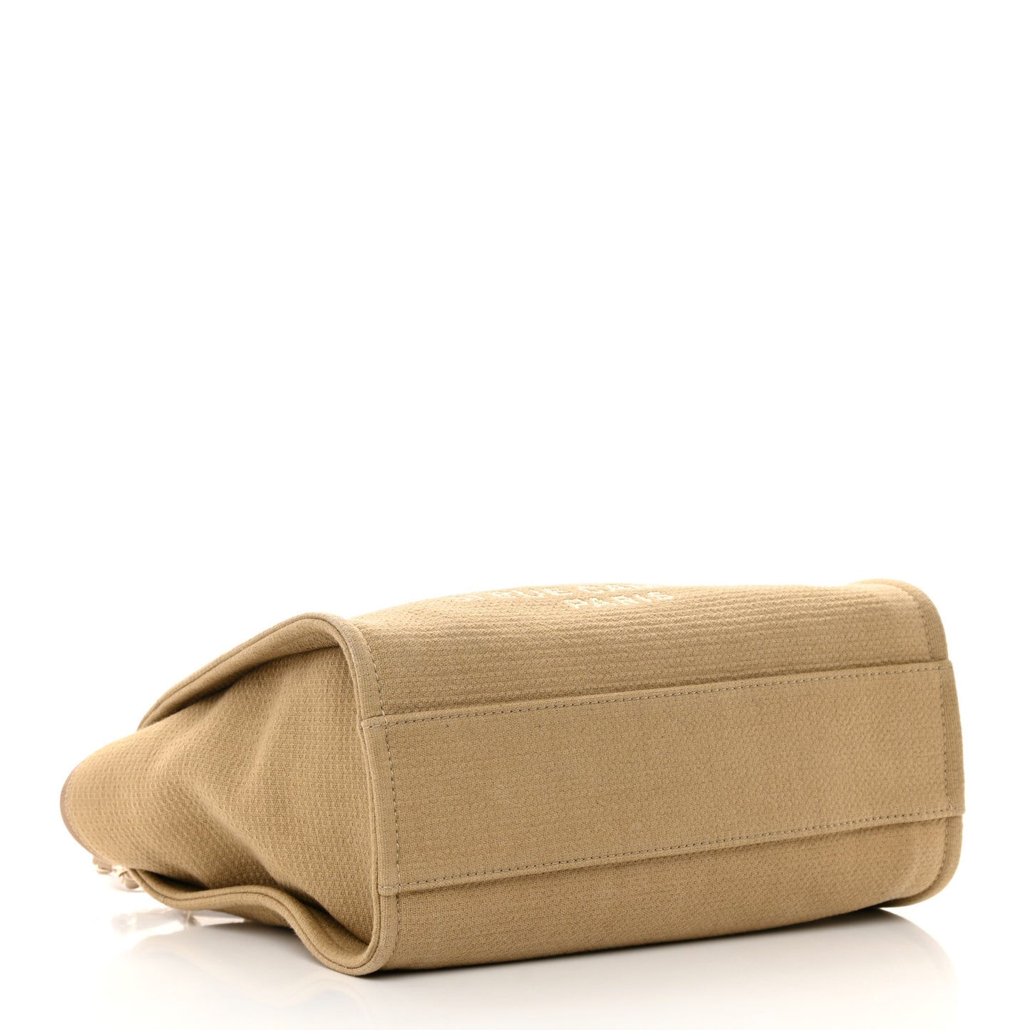 Mixed Fibers Medium Deauville Tote Beige