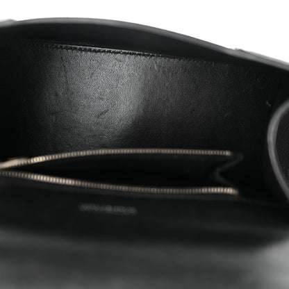 Balenciaga Grained Calfskin Small Hourglass Top Handle Bag Black 5 of 11