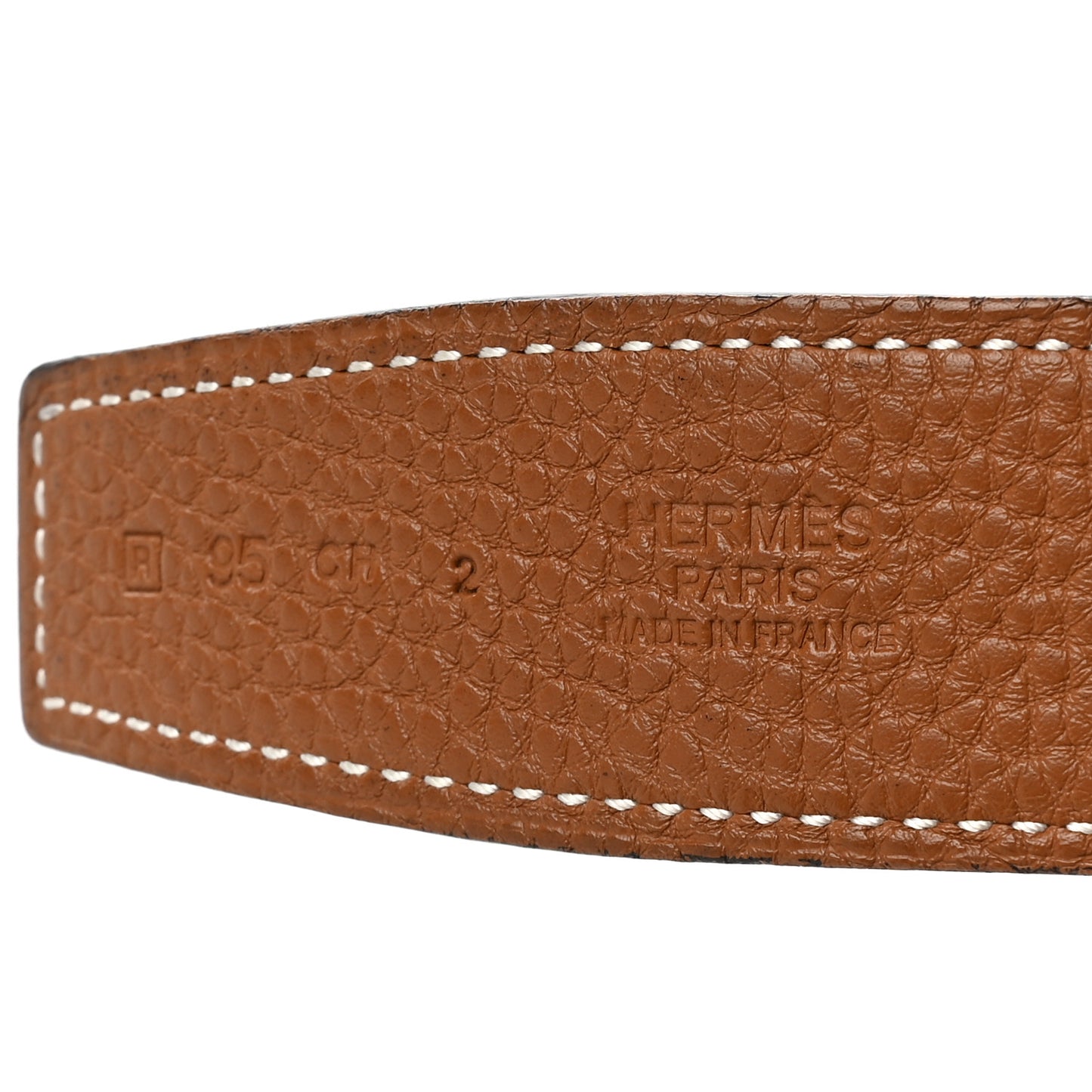 Box Togo 32mm Guilloche H Belt 95 38 Black Gold