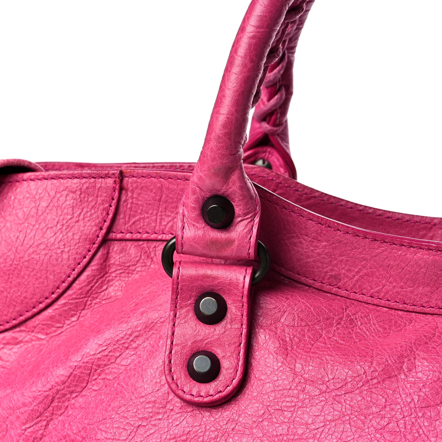Balenciaga Agneau Classic Hardware City Cyclamen Fucsia 14 of 17