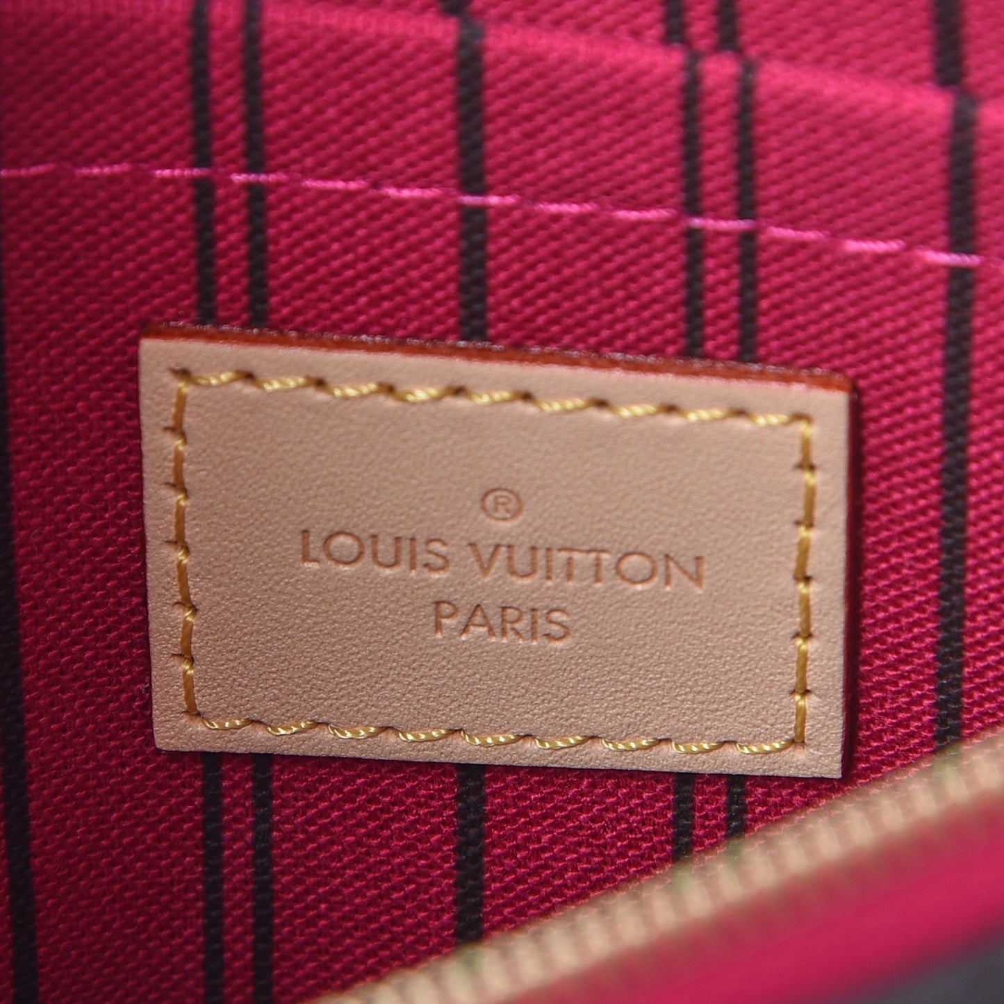 Monogram Neverfull MM GM Pochette Pivoine