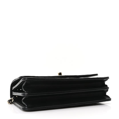 Chanel Lambskin Quilted Trendy CC Dual Handle Clutch With Chain Black 3 of 11