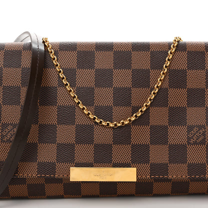 Louis Vuitton Damier Ebene Favorite MM 8 of 10