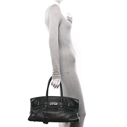 Hermes Togo JPG Shoulder Birkin II 42 Black 2 of 10