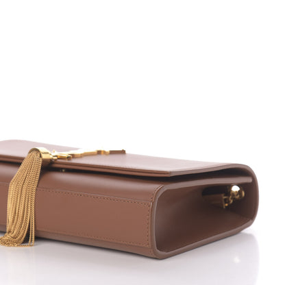 Saint Laurent Smooth Calfskin Medium Classic Monogram Kate Tassel Satchel Fauve 7 of 11