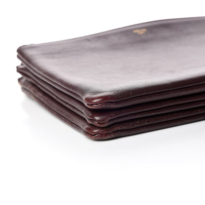 Celine Smooth Lambskin Large Trio Crossbody Bag Bordeaux 5 of 17