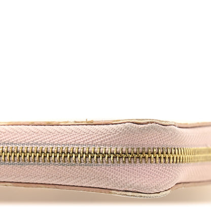Louis Vuitton Damier Azur Zippy Coin Purse Rose Ballerine 10 of 11