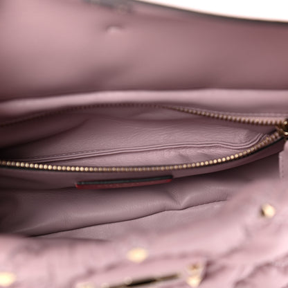 Valentino Garavani Nappa Spikeme Clutch Rose Quartz 9 of 10