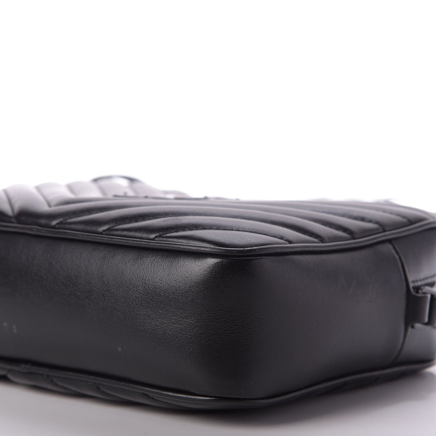 Calfskin Matelasse Monogram Lou Camera Bag Black