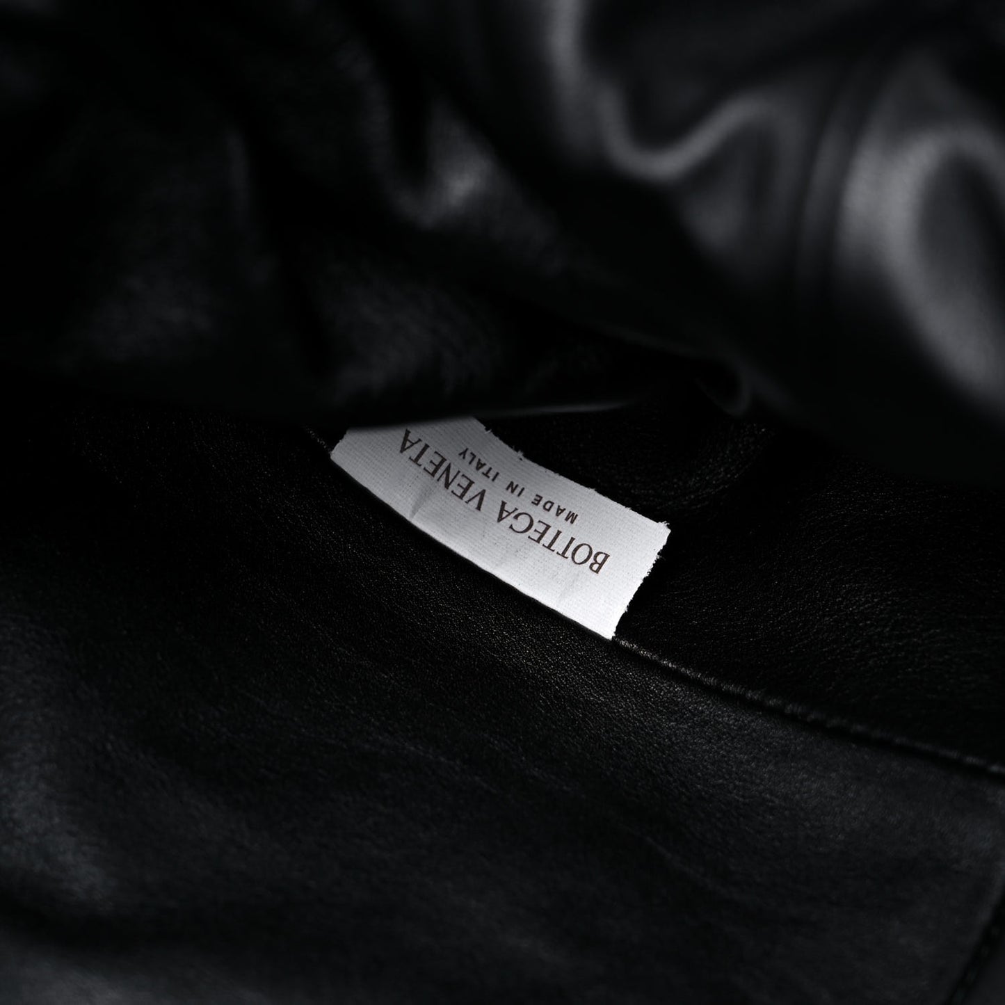 Smooth Butter Calf The Pouch Oversized Clutch Black