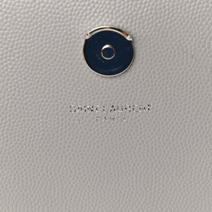 Saint Laurent Grain De Poudre Medium Classic Monogram Kate Satchel Souris 6 of 11