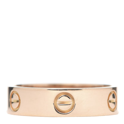 Cartier 18K Pink Gold 5.5mm LOVE Ring 61 9.5 3 of 4