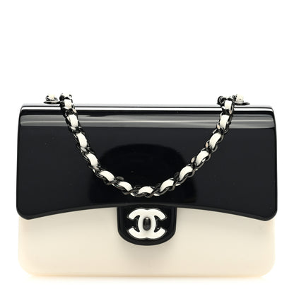 Chanel Plexiglass Plexi Coco Bag Black White 1 of 11
