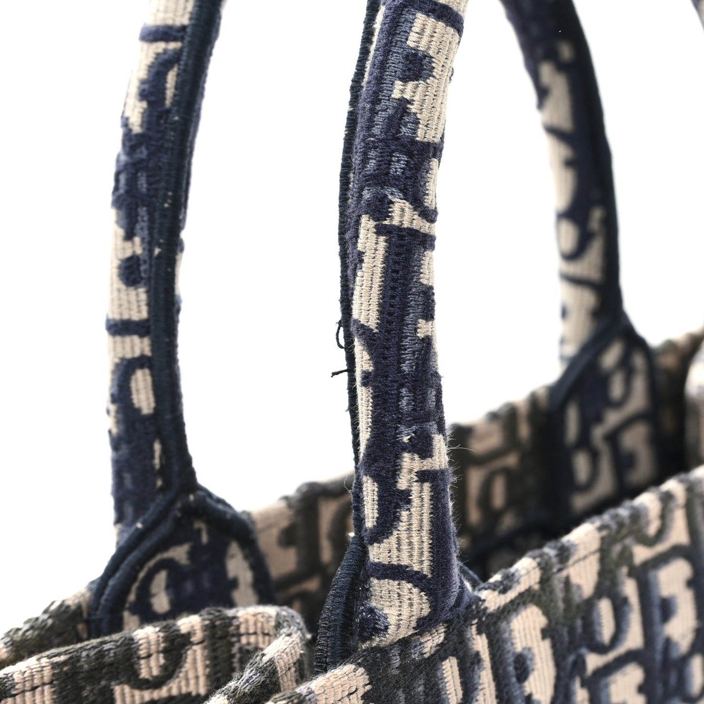 Oblique Small Book Tote Blue Multicolor