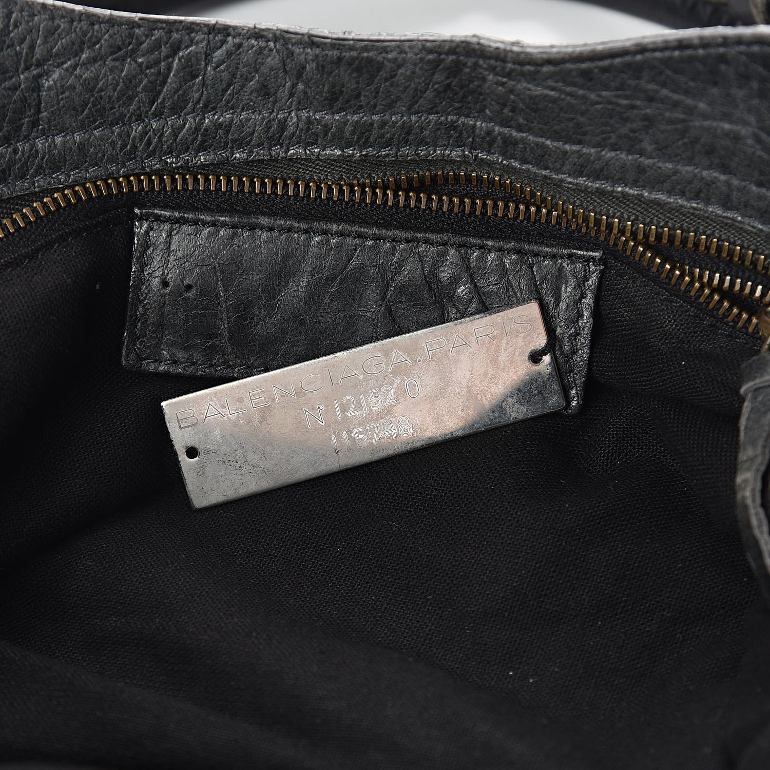 Balenciaga Agneau Classic Hardware City Anthracite 6 of 8