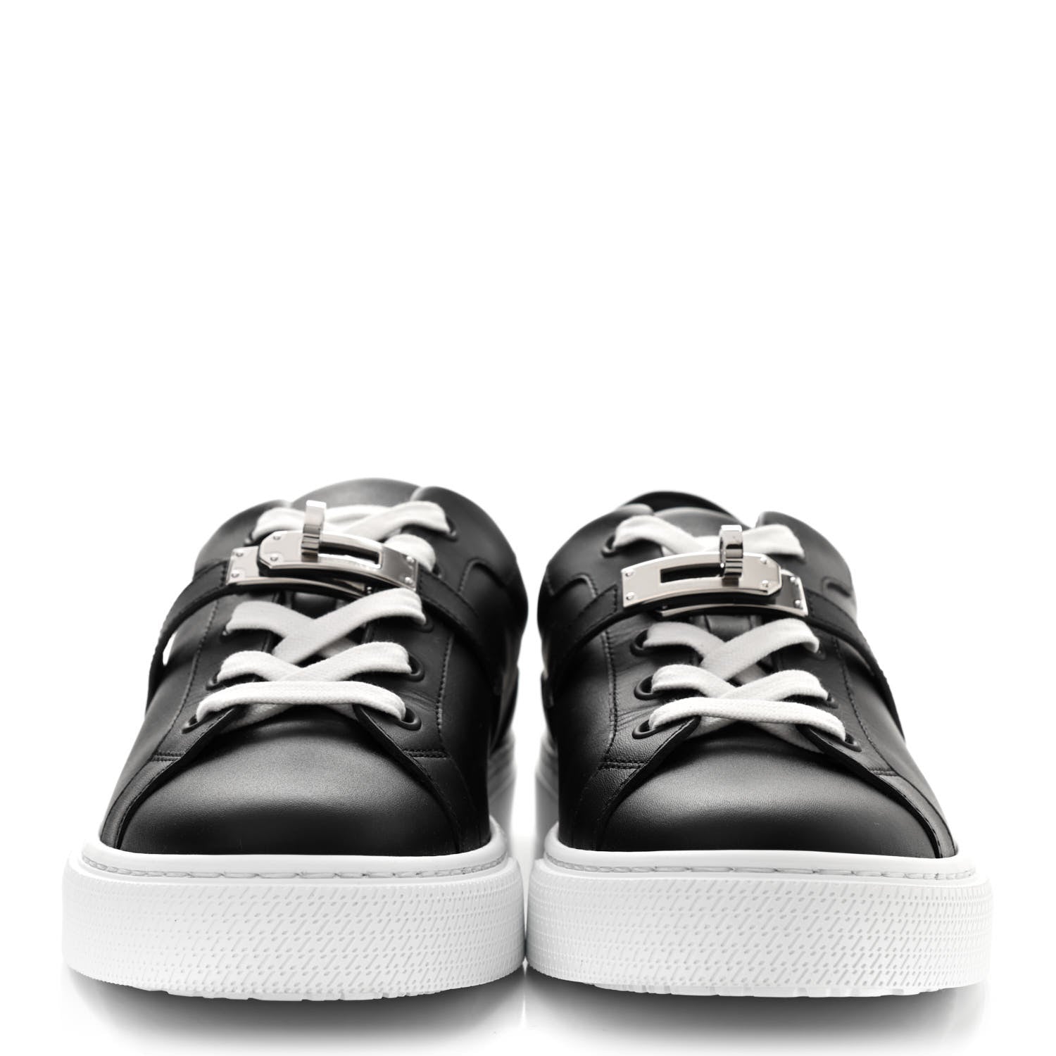 Hermes Calfskin Day Sneakers 37 Black 2 of 9