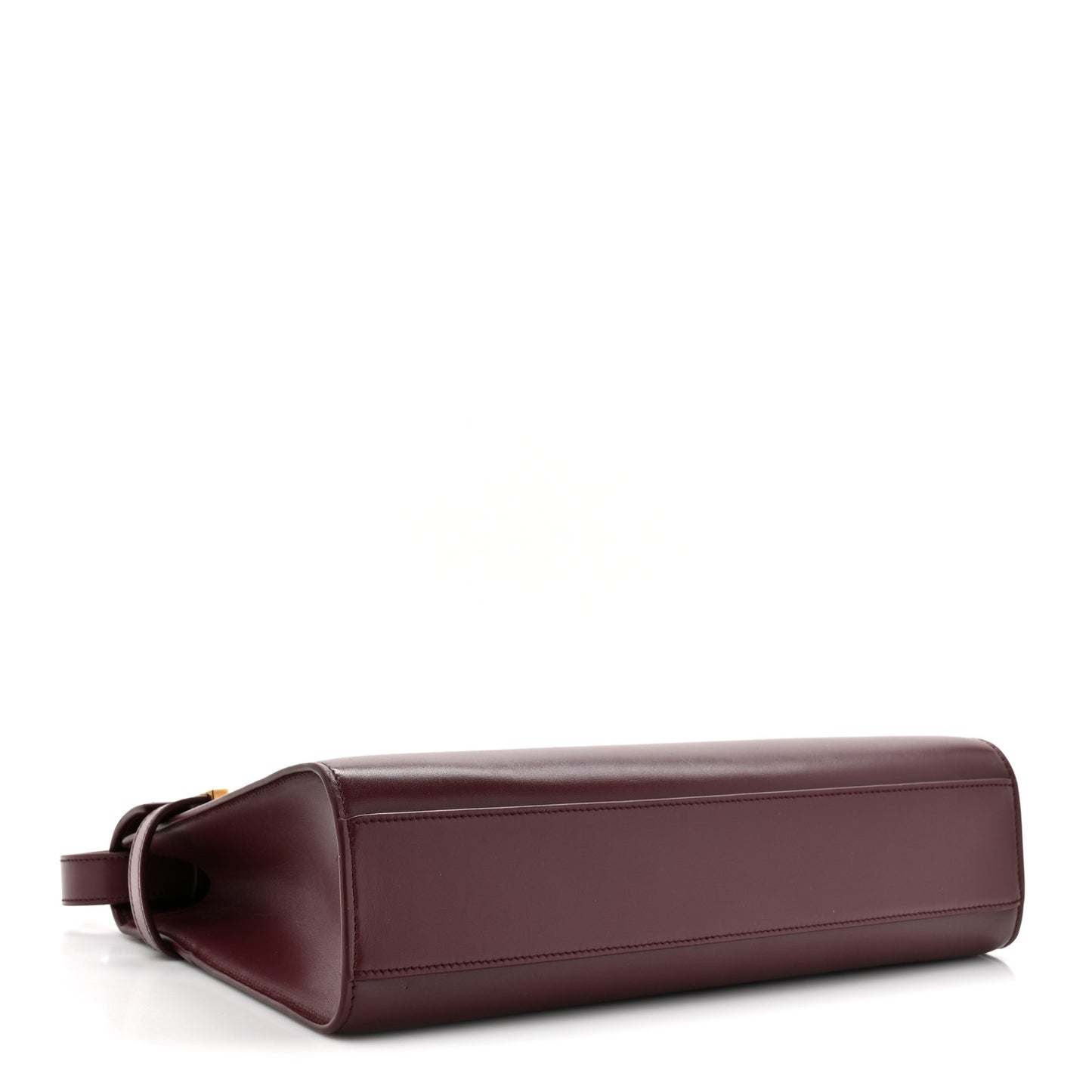 Smooth Calfskin Manhattan Shoulder Bag Rouge Legion