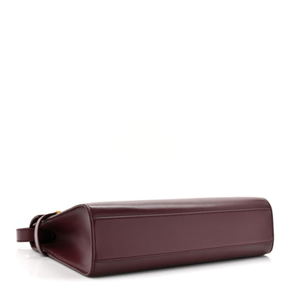 Saint Laurent Smooth Calfskin Manhattan Shoulder Bag Rouge Legion 4 of 13