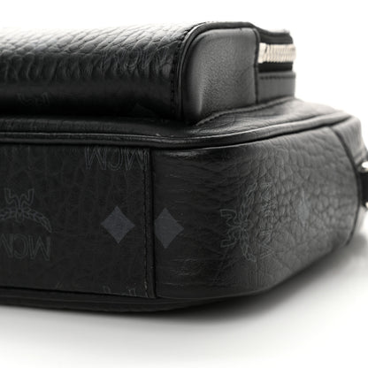 MCM Visetos Camera Crossbody Bag Black 9 of 11