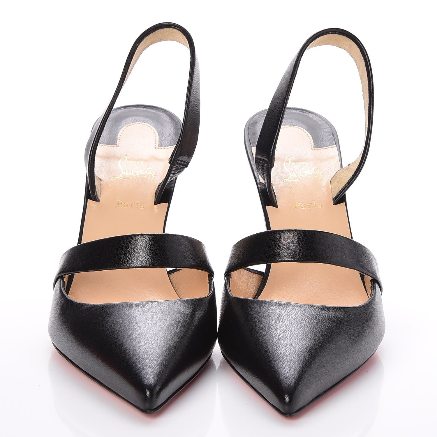 Christian Louboutin Nappa Actina 85 Pumps 39 Black 2 of 7