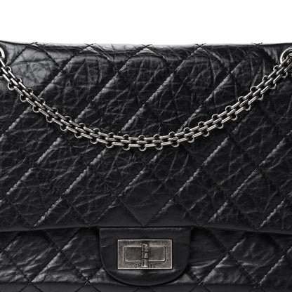 Chanel Aged Calfskin Quilted 2.55 Reissue 227 Flap Black 15 of 15