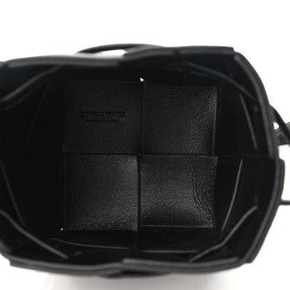 Bottega Veneta Nappa Maxi Intrecciato Mini Cassette Bucket Bag Black 5 of 9