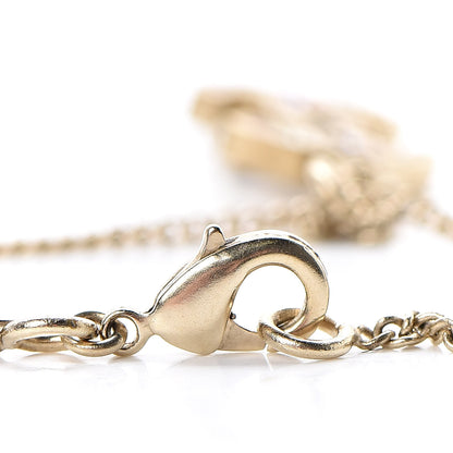 Chanel Crystal Chain CC No 5 Charm Bracelet Gold Multicolor 4 of 5