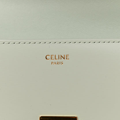 Celine Shiny Calfskin Triomphe Chain Shoulder Bag Jade 6 of 10