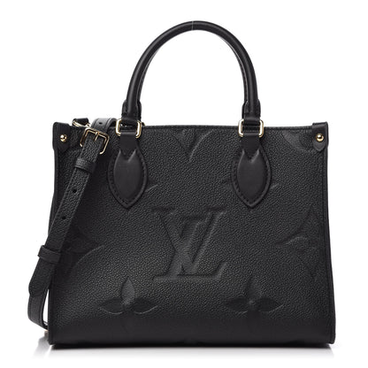 Louis Vuitton Empreinte Monogram Giant Onthego PM Black 1 of 10